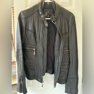 Aqua Genuine Leather Jacket Size Small